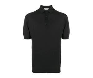 Adrian Polo - male - John Smedley - Polo Shirts - Black - M - Tops M