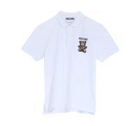 Adrian White Cotton Polo Shirt - male - Moschino - Polo Shirts - White - M - Tops M