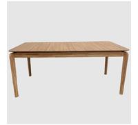 adrian wooden rectangular extending dining table in natural
