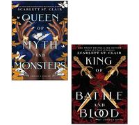 Adrian X Isolde Series 2 Books Collection Set By Scarlett St. Clair (King of Battle and Blood, Queen of Myth and Monsters)