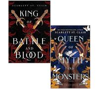 Adrian X Isolde Series Collection 2 Books Set By Scarlett St Clair (King of Battle and Blood, Queen of Myth and Monsters)