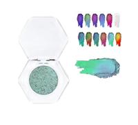 Adriana Nicole Cosmetics Ethereal Single Color-Shifting Eyeshadow With Exquisite Glitters, Double Chrome Eye Shadow (08#)