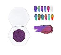 Adriana Nicole Cosmetics Eyeshadow, Ethereal Single Color-Shifting Eyeshadow, Eyeshadow With Exquisite Glitters, Double Chrome Eye Shadow (04#)