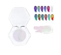 Adriana Nicole Cosmetics Eyeshadow, Ethereal Single Color-Shifting Eyeshadow, Eyeshadow With Exquisite Glitters, Double Chrome Eye Shadow (01#)