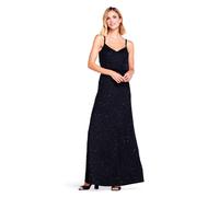 Adrianna Papell Blouson Beaded Gown Black