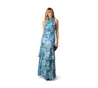 Adrianna Papell Glazed Chiffon Gown Multi