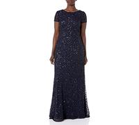 Scoop Bck Lng Drs Adrianna Papell Navy 12