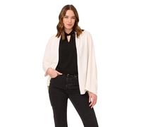 Adrianna Papell Women's Classic S'hug with Tunnel Sleeves Shrug Sweater, Ivory, M-L