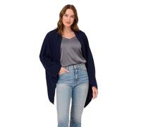 Adrianna Papell Women's Classic S'hug with Tunnel Sleeves Shrug Sweater, Navy, XS-S