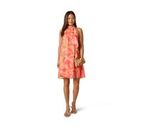 Adrianna Papell Women's Halter Trapeze Dress in Coral | Size: 16