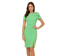 Adrianna Papell Women's Pleated Bow Midi Dress