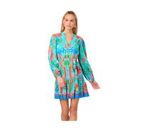 Adrianna Papell Womens Printed Short Dress - Multicolour - Size 6 UK