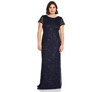 Scoop Bck Lng Drs Adrianna Papell Navy 12