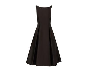 Adrianna Papell Women's Sleeveless Mid-Length Party Dress with V-Back, Black, 10