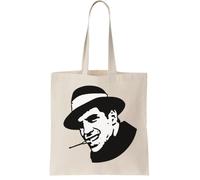 adriano celentano Canvas Tote Bag - Reusable Cotton Shopping Bag, Natural