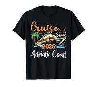 Adriatic Coast Cruise Squad 2026 Family Holiday Matching T-Shirt