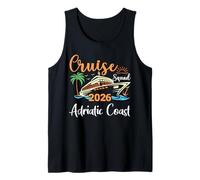 Adriatic Coast Cruise Squad 2026 Family Holiday Matching Tank Top