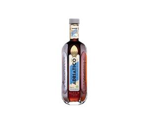 Adriatico Premium Non-Alcoholic Amaretto Liqueur, Made with real almonds from Puglia, Same taste but without alcohol, 70cl