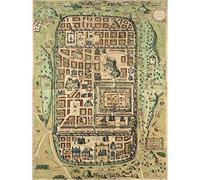 Adrichem 1588 Pictorial Map Jerusalem Holy City Large Wall Art Print Canvas Premium Mural