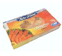 ADRIENNE Crevettes Tropical HOSO Cooked Shrimps (M-30/40) 1Kg
