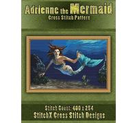 Adrienne the Mermaid Cross Stitch Pattern