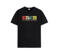 ADRO Mens Printed T Shirt | The Super Soft Tshirt in India| Pure Cotton Lycra Breathable Fabric| 4 Way Stretch Smart tech Fabric| Round Neck T-Shirt (Also in Plus Size) RN25-ST-CLDM-BE, Black, XXXXL