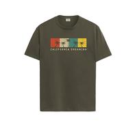 ADRO Mens Printed T Shirt | The Super Soft Tshirt in India| Pure Cotton Lycra Breathable Fabric| 4 Way Stretch Smart tech Fabric| Round Neck T-Shirt (Also in Plus Size) RN25-ST-CLDM-NB, Olive, XXXXXL