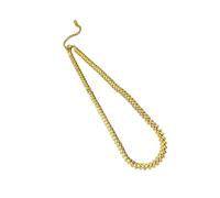 Adrosstoller Elegant Wheat Spikes Necklace Featuring a Simple Designs in Gold/Steel Tone for Everyday Wear or Special Occasions, titanium steel, No Gemstone