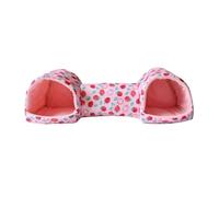 Adrosstoller Natural Soft Bed Hideaway Soft Cave Toy for Small Animal Bed Hamster Rabbits Hideouts Cage Tunnel