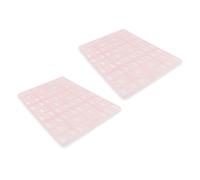 Adrosstoller Practical Small Animal Cage Floor Protector Mat Scratchproof Protective Pad Cage Feet Pad for Hamster Rabbits 2PCS