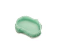 Adrosstoller Simulation Rock Food Basin Lizards Escape Proof Food Bowl Cage Fixed Drinking Water Feeding Bowl Escape Proof Supplies