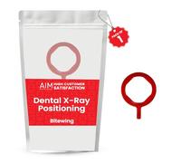 ADS Autoclavable Dental X-Ray Positioning Aiming Ring, Bite Wing, XCP Style, Rinn SPF 3000 Autoclavable, by Aim Dental Supply-BiteWing Red, 1 Pack