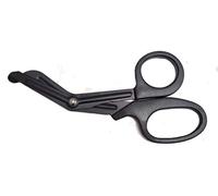 ADS Medi Care Utility Trauma Scissors (7)”, EMT & Paramedic Shears, Tactical Stealth Black Medical Grade Scissors for First Aid, Nurses & Emergency Response, Serrated Blade & Blunt Safety Tip