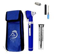 ADS Medicare Mini Otoscope ENT Optical Fibre LED Illumination Medical Diagnostic Examination CE Approved with Complimentary Ear Cleaner & Spare Bulb (Blue)