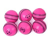 ADS SPORTS Soft Cricket Balls For Practice & Excellent Training & Skills Cricket Balls For All Age Players Senior & Junior (Senior, Pink)