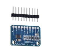 ADS1115 Analog To Digital Adapter Module With Programmable Amplifier 16 Bit I2C Microcontroller Project Microcontroller Development Board