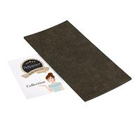 Adsamm® / 1 x self-adhesive Felt Sheet/Brown / 3.94x7.87'' (100x200 mm) / rectangular / 0.138'' / 3.5 mm thick stick-on furniture felt glides/Furniture & Chair Glides