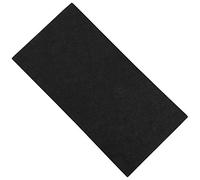 Adsamm® / 10 x self-stick felt pads / 3.94'' x 7.87'' (100x200 mm) / black / rectangular / self-adhesive furniture glides with felt thickness of 0.059'' / 1.5 mm