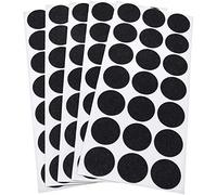 Adsamm® / 105 x self-stick felt pads / Ø 1.18'' (Ø 30 mm) / black / round / self-adhesive furniture glides with felt thickness of 0.059'' / 1.5 mm