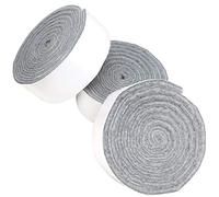 Adsamm® / 3 x self-adhesive Felt Strips/Grey / 0.94x39.37'' (24x1000 mm) / rectangular / 0.138'' / 3.5 mm thick stick-on furniture felt glides/Furniture & Chair Glides