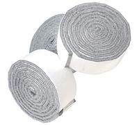 Adsamm® / 3 x self-adhesive Felt Strips/Grey / 1.14x39.37'' (29x1000 mm) / rectangular / 0.138'' / 3.5 mm thick stick-on furniture felt glides/Furniture & Chair Glides