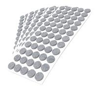Adsamm® / 300 x self-adhesive felt pads/Grey/ø 0.55'' (ø 14 mm) / round / 0.138'' / 3.5 mm thick stick-on furniture felt glides/Furniture & Chair Glides