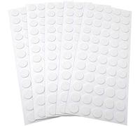Adsamm® / 300 x self-stick felt pads / Ø 0.55'' (Ø 14 mm) / white / round / self-adhesive furniture glides with felt thickness of 0.059'' / 1.5 mm