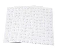 Adsamm FP-15-SA-WH-10-108-3 Self-Adhesive Felt Gliders 1.5 mm, White, ø 10 mm