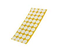 Adsamm® / 36 x self-adhesive anti-slip pads made of EPDM cellular rubber/ø 0.94'' (ø 24 mm) / White/round / 0.098'' (2.5 mm) thick anti-slip glides