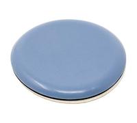 Adsamm® / 4 x PTFE glides | Ø 1,97'' (Ø 50 mm) | grey-blue | round | Premium quality self-adhesive furniture sliders by Adsamm®