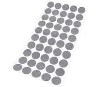 Adsamm® / 50 x self-stick felt pads / Ø 0.79'' (Ø 20 mm) / grey / round / self-adhesive furniture glides with felt thickness of 0.059'' / 1.5 mm