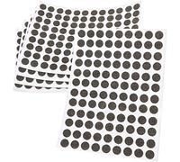 Adsamm® / 540 x self-stick felt pads / Ø 0.39'' (Ø 10 mm) / brown / round / self-adhesive furniture glides with felt thickness of 0.059'' / 1.5 mm