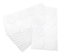 Adsamm® / 80 x self-stick felt pads / Ø 1.97'' (Ø 50 mm) / white / round / self-adhesive furniture glides with felt thickness of 0.059'' / 1.5 mm
