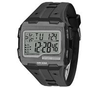ADSBIAOYE Square Mens Digital Watch Outdoor Sports Multi-Function Watch LED Waterproof Chronograph Electronic Watches, men-black, Business, leisure, outdoor sports, tourism and adventure